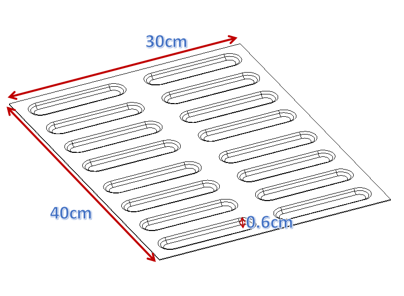 good quality silicone dessert mould eclair directly price for cakes-3