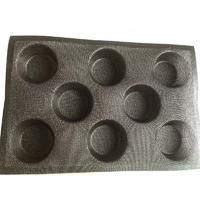 8 Cavity Round Shape 3D LFGB Silicone Pastry Mould Customized