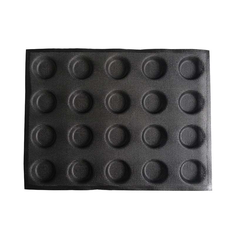 Hot sale 20 Cup Custom Silicon Cake Mold Round