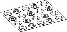 ACETECH durable silicone dessert mould manufacturer for muffin-2
