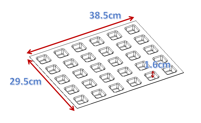 ACETECH durable silicone cake molds manufacturer for muffin-3
